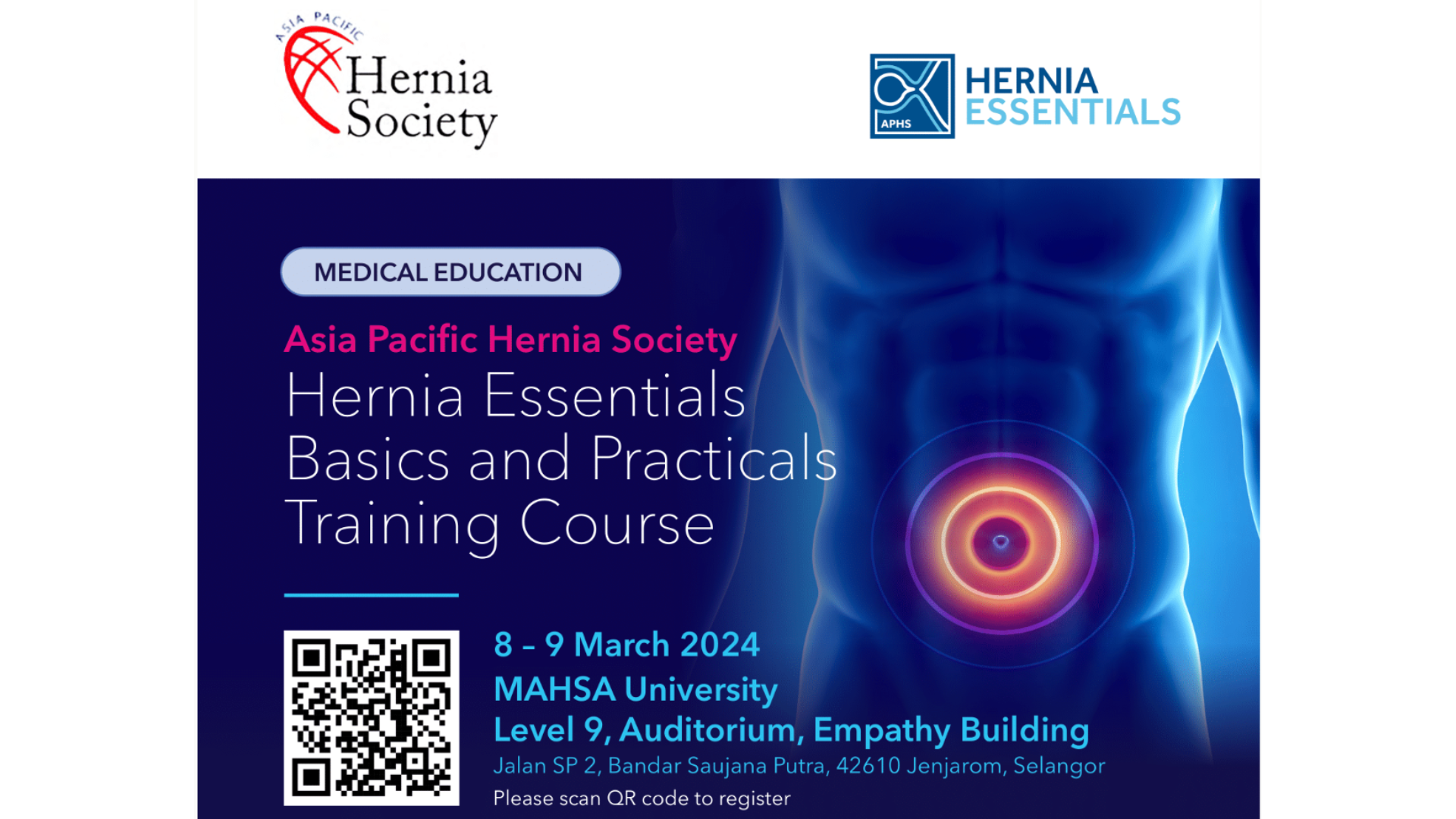 APHS Hernia Essentials Basics and Practicals Training Course